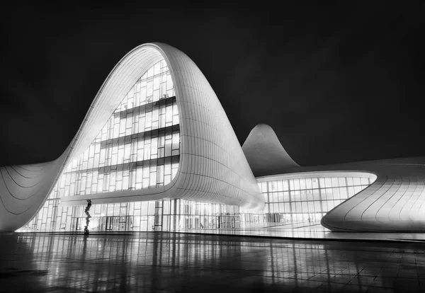Heydar Aliyev Center Arquitectura Bakú Azerbaiyán Tomada Enero 2019 — Foto de Stock