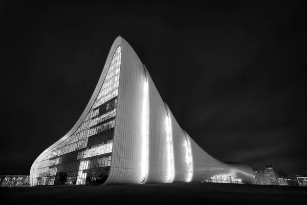 Heydar Aliyev Központ Architektúrája Január 2019 Ben Hozott Baku Azerbajdzsán — Stock Fotó