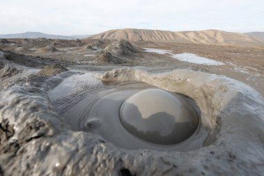 Qobustan Milli Parkı Doğu Azerbaycan Bakü, Ocak 2019 alınan yakın