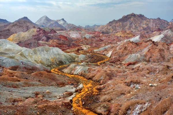 Isla Hormuz en la recta Hormuz, sur de Irán tomada en Januar — Foto de Stock