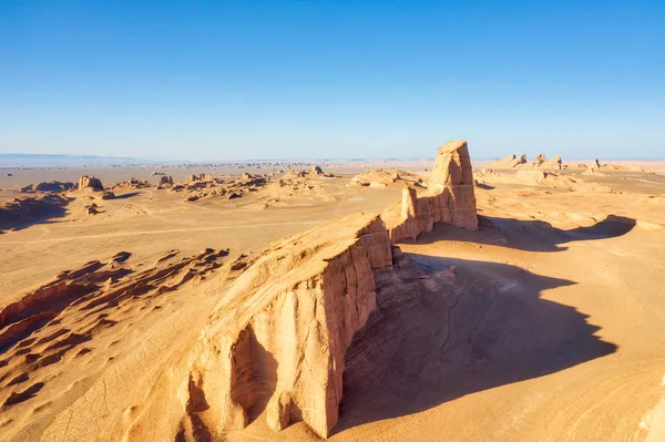 Dasht-e Lut Desert in eastern Iran taken in January 2019 i — стоковое фото