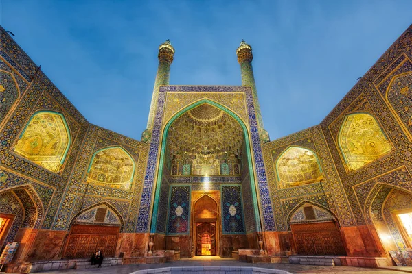 Nakş-ı Cihan Meydanı Isfahan, İran, J alınan'ın Şah Camii — Stok fotoğraf