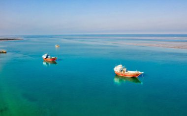 Gelenek Lenj Balıkçılık Tekne Keşm Adası Güney İran ' ta