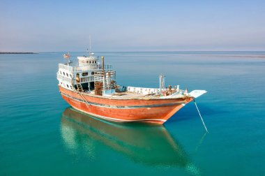 Gelenek Lenj Balıkçılık Tekne Keşm Adası Güney İran ' ta