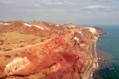 Januar içinde alınan Hürmüz düz, Güney İran'ın Hürmüz Adası