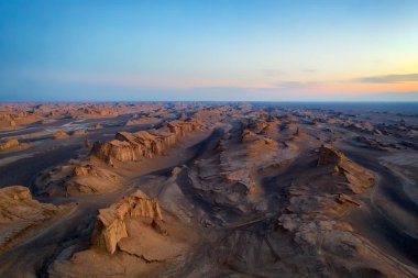 Dasht-e Lut Desert in eastern Iran taken in January 2019 taken i clipart