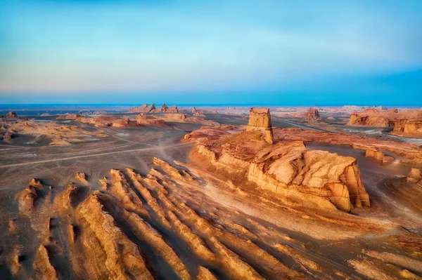 Dasht-e Lut Desert in eastern Iran taken in January 2019 i — стоковое фото