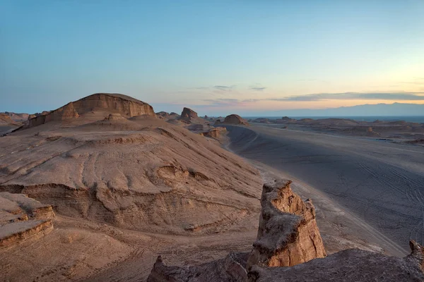 Dasht-e Lut Desierto en el este de Irán tomada en enero 2019 tomada i — Foto de Stock