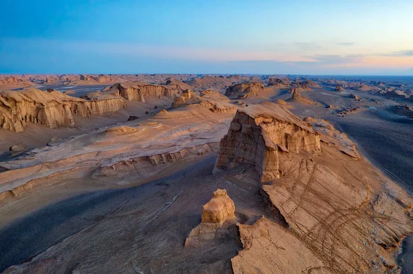 Dasht-e Lut Desert in eastern Iran taken in January 2019 i — стоковое фото