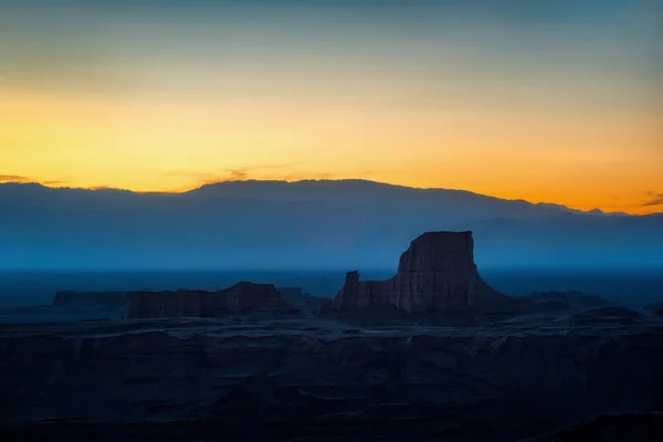 Dasht-e lut wüste im ostran aufgenommen im januar 2019 genommen i — Stockfoto