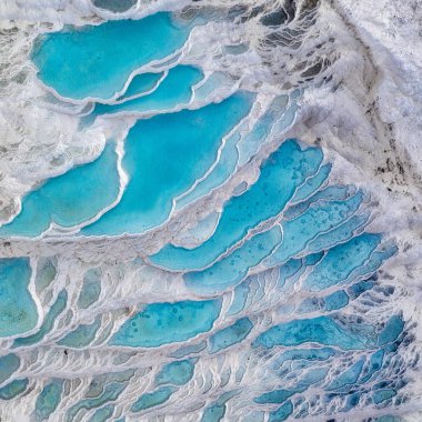 Pamukkale Batı Türkiye'de Nisan 2019'da alındı\r\n' hd olarak alındı