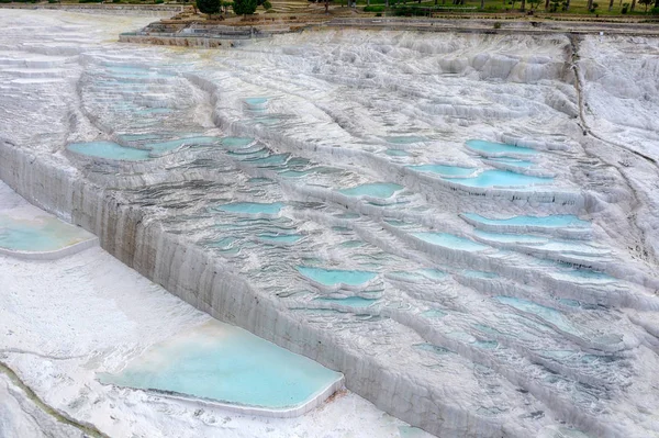 Pamukkale en el oeste de Turquía tomada en abril de 2019 — Foto de Stock