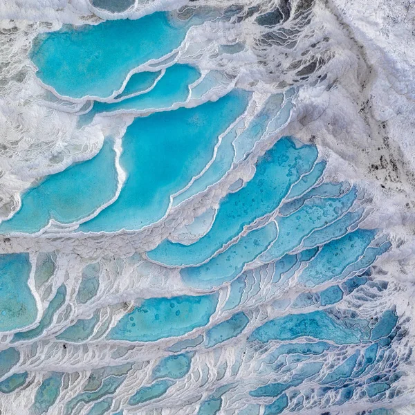 Pamukkale em Turquia ocidental tomada em abril 2019 \ r\n ' tomado em HD — Fotografia de Stock