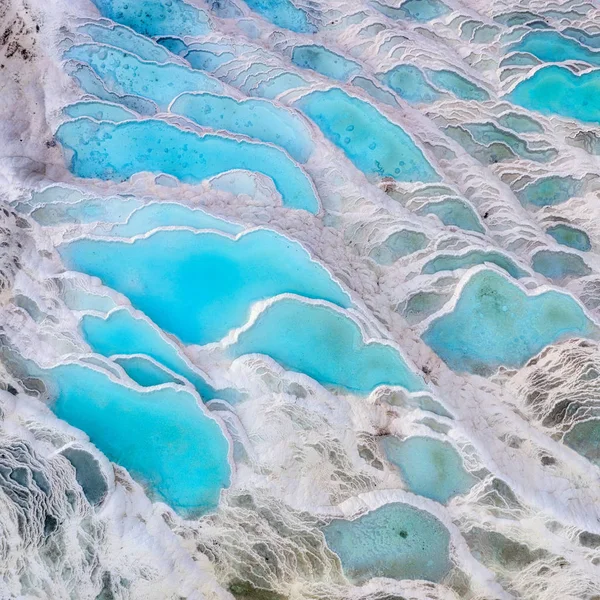 Pamukkale em Turquia ocidental tomada em abril 2019 \ r\n ' tomado em HD — Fotografia de Stock