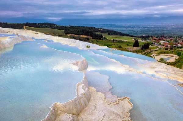 Pamukkale Batı Türkiye'de Nisan 2019'da alındı\r\n' hd olarak alındı