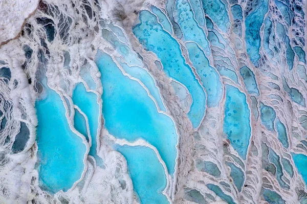 Pamukkale em Turquia ocidental tomada em abril 2019 \ r\n ' tomado em HD — Fotografia de Stock