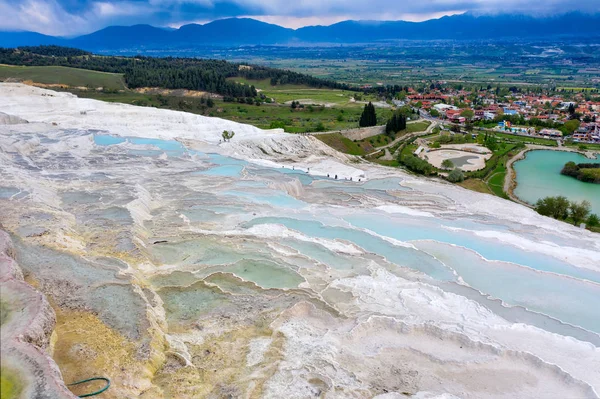 Pamukkale en el oeste de Turquía tomada en abril de 2019 — Foto de Stock