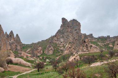 Kapadokya Türkiye'de, 2019 Nisan ayında alınan\r\n' hdr alınan