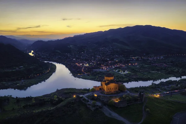 Monastério de Jvari de Mtskheta, Geórgia, recolhido abril 2019 \ r\n ' t — Fotografia de Stock