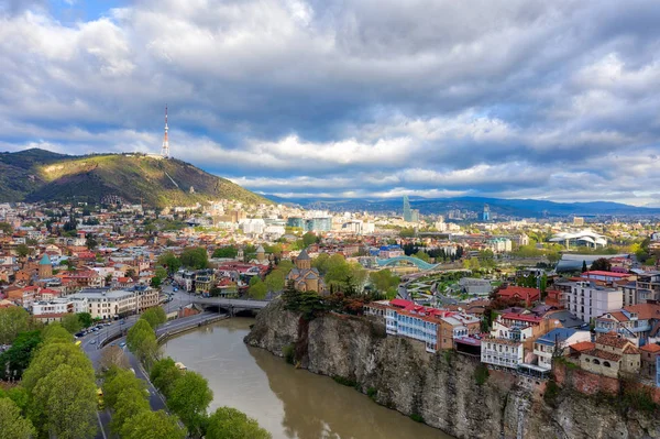 Tiflis Stadtzentrum, Georgia, aufgenommen im April 2019 — Stockfoto