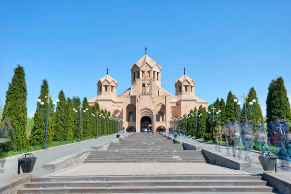 Καθεδρικός Ναός Αγίου Γρηγόριου Φωτιστής στο Ερεβάν, Αρμενία, έλαβε 2019 Απριλίου — Φωτογραφία Αρχείου