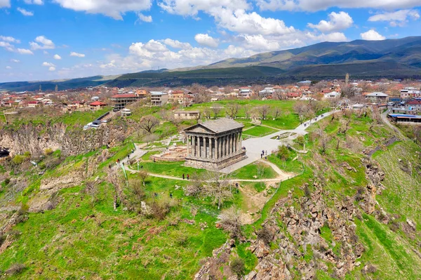 Garni Temple close to Yerevan in Armenia, taken in April 2019\r\ — Fotografia de Stock