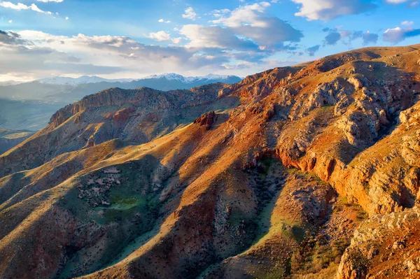 Sunset over Orange Cliffs taken in April 2019\r\n' taken in hdr — Stock Photo, Image