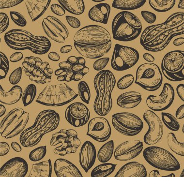 İle Seamless modeli el çekilmiş fındık