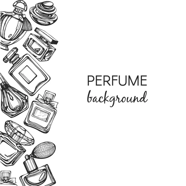 Conjunto Vetores Com Perfume —  Vetores de Stock