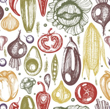 İle Seamless Modeli el çekilmiş sebze