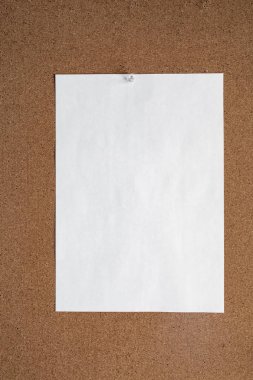 Soyut mantar pano doku zemin kağıt kartı için. Metin mesajı veya tasarım Web sitesi eklemek için boş Not. Etiket Not