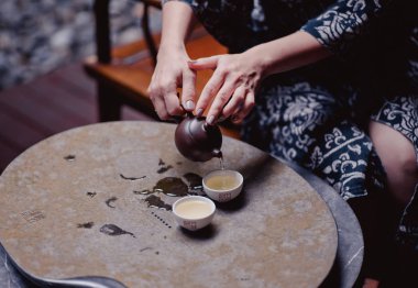 Çin çay töreni. Oda Çin çay töreni fotoğraf