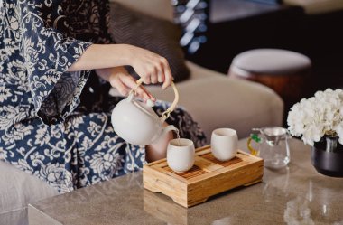 Çin çay töreni. Oda Çin çay töreni fotoğraf