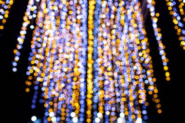 Işık soyut arka plan renkli daireler. bokeh ışıkları