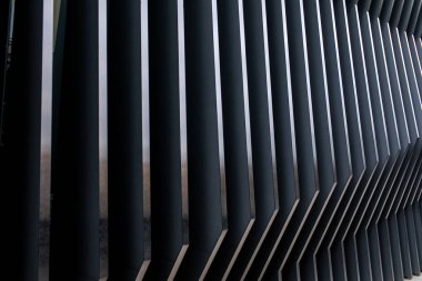 Soyut Çağdaş Dış Mimari. Minimalizm veya yüksek teknoloji tasarımı alanlarında soyut iç mimari