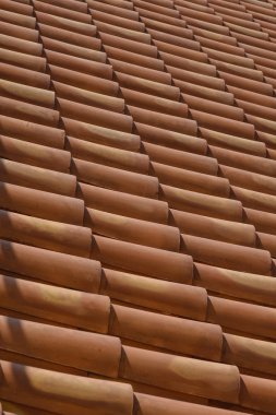 Kil kiremit ile çatı görünümü