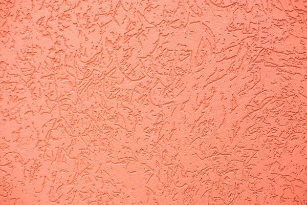 Decorative plaster "bark beetle" orange or terracotta color. Texture — Stock Image Decorative Plaster Bark Beetle Orange Terracotta Color Texture Royalty Free Stock Images