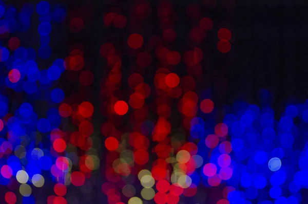 Красивий абстрактний круглий боке фон різдвяного світла — стокове фото