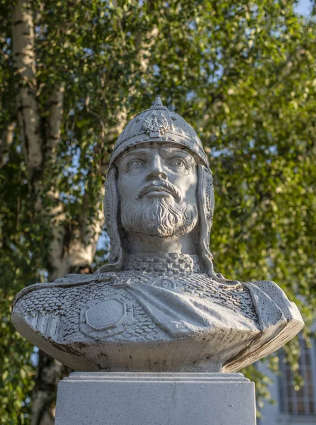 KRASNODAR. RÚSSIA. 20 de julho de 2019: Monumento a Alexander Nevsky em Krasnodar . — Fotografia de Stock