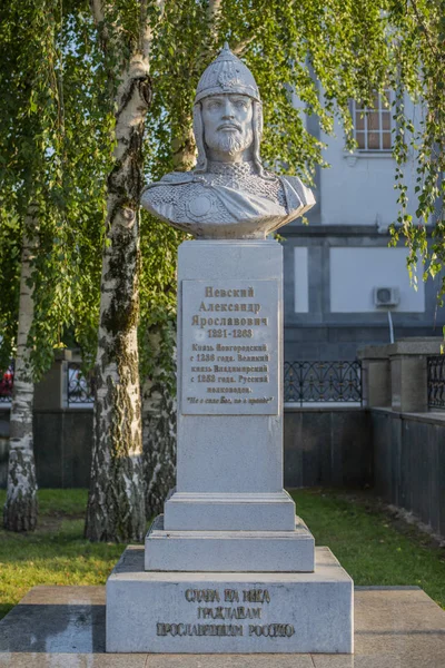 Krasnodar. Russland. 20. Juli 2019: Denkmal für Alexander Newski in Krasnodar. — Stockfoto