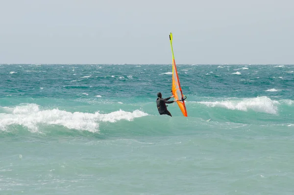 Anapa Rusia Junio 2020 Paseos Windsurf Mar Negro — Foto de Stock