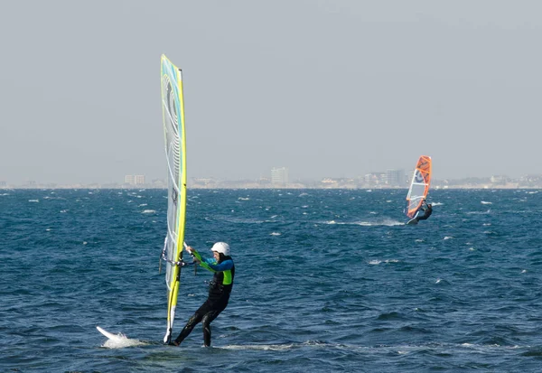 Anapa Russie Juin 2020 Sports Nautiques Récréatifs Planche Voile Planche — Photo