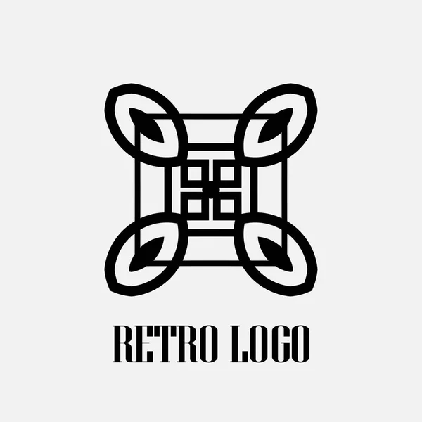 Art deco logo — Stock vektor