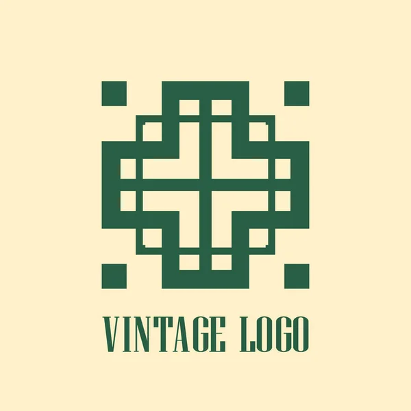 Art deco logo — Stock Vector