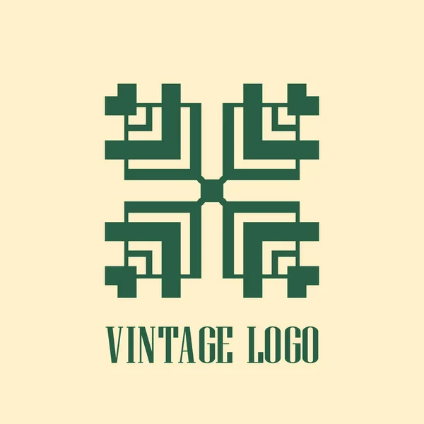 Logo Art deco — Vector de stock