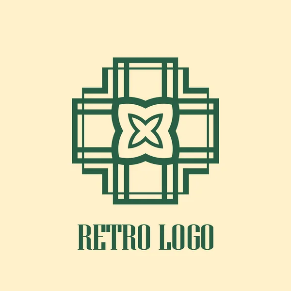 Art deco logo — Stockový vektor