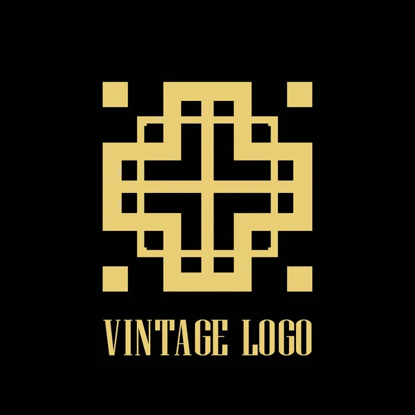 Art Deco Logo — Stok Vektör