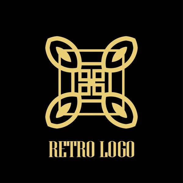 Logo Art deco — Vector de stock