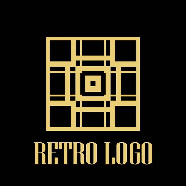 Logo Art deco — Vector de stock