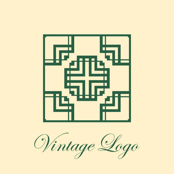 Logo Art deco — Vector de stock